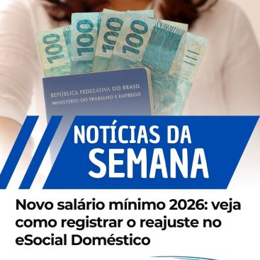 Novo salário mínimo 2026